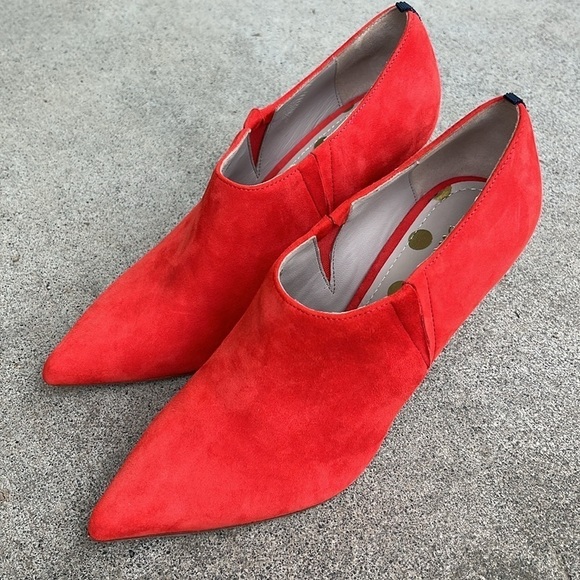 BODEN Low Cut Suede Bootie with High Heel Size 39 - Picture 12 of 16